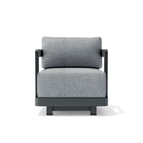 Granada Deep Seating Aluminum Swivel Armchair