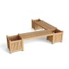 Planter Bench (2 bench + 3 planter box)