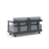 Granada Deep Seating Aluminum Loveseat