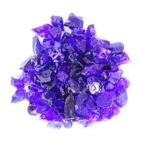 AZ Patio Heaters Recycled Fire Pit Fire Glass - Cobalt Blue