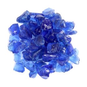 AZ Patio Heaters Recycled Fire Pit Fire Glass - Ocean Blue