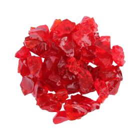 AZ Patio Heaters Recycled Fire Pit Fire Glass - Red