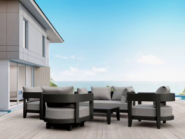 SET-173 5-pc Coronado Aluminum Deep Seating Set