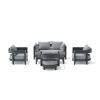 SET-173 5-pc Coronado Aluminum Deep Seating Set