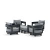 SET-174 6-pc Coronado Aluminum Deep Seating Set