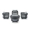 SET-174 6-pc Coronado Aluminum Deep Seating Set
