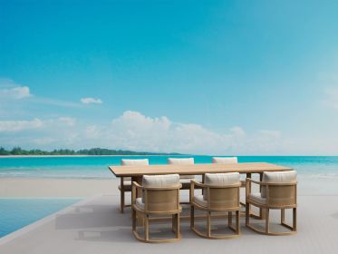 SET-223 7-pc Junus Dining Table Set
