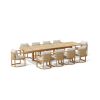 SET-224 11-pc Junus Extension Dining Table Set