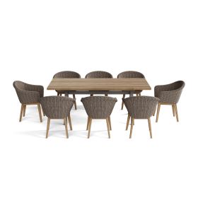 SET-39A 9-pc Alura Padua Dining Table Set