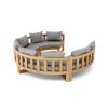SET-810 Circular Modular Deep Seating Set