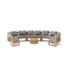 SET-812 Circular Modular Deep Seating Set