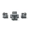 SET-904-AL 5-pc Granada Aluminum Deep Seating