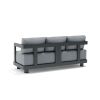 Granada Deep Seating Aluminum Sofa