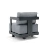 Granada Deep Seating Aluminum Swivel Armchair